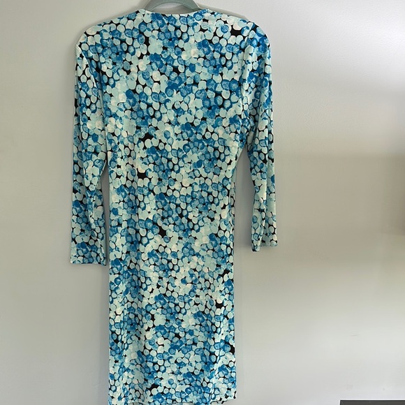 Blue Patterned Dress - Picture 6 of 6